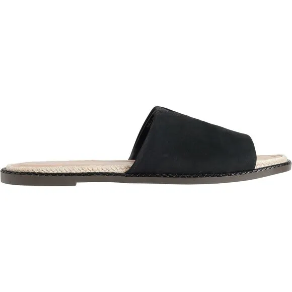 NEW Blondo Emilia Slide Sandals - Suede For Women Black