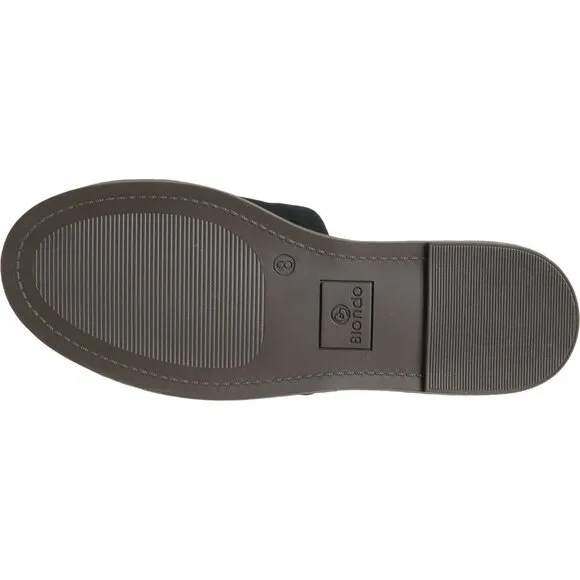 NEW Blondo Emilia Slide Sandals - Suede For Women Black
