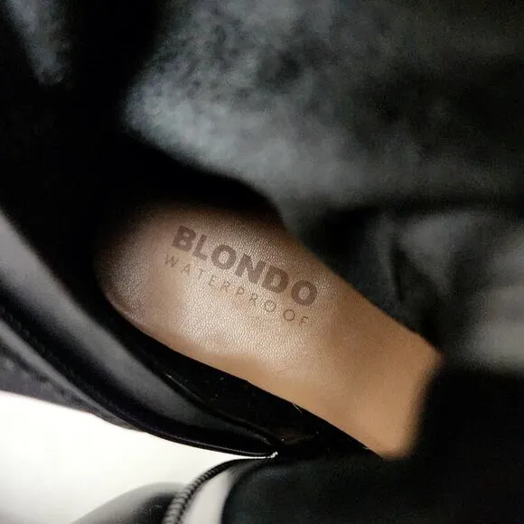 NEW Blondo Verona Waterproof Knee High Buckle Stretch Tall Lug Boot