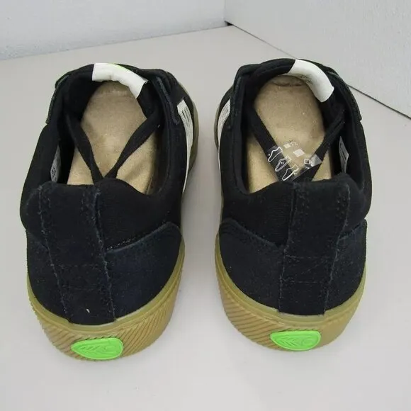 NEW CARIUMA Mens Catiba Pro Low Top Skate Sneakers Shoes Black Leather Size 8.5