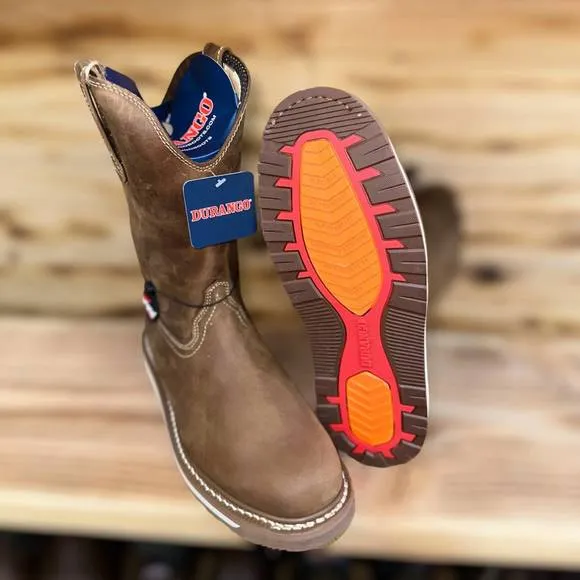NEW DURANGO BOOTS men's maverick western wedge work boot in brown