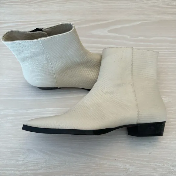 NEW Frame le Maddox ankle cream boots euro 38.5 or‎ 8 reg $498