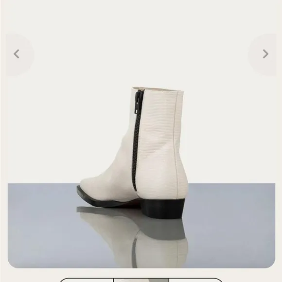 NEW Frame le Maddox ankle cream boots euro 38.5 or‎ 8 reg $498