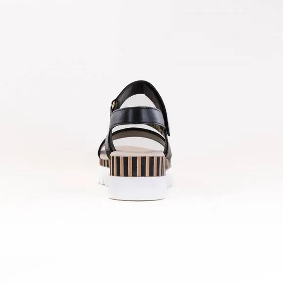 NEW GABOR women's gabor wedge sandal in black