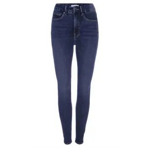 NEW GOOD AMERICAN women's legs crop jeans in blue