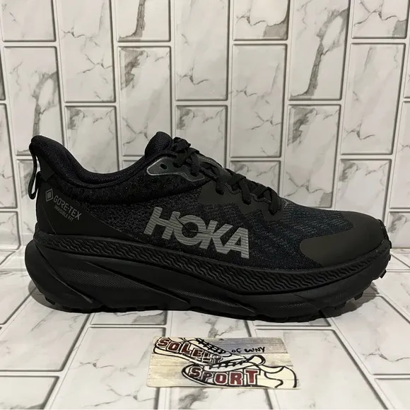 New Hoka One Challenger ATR 7 GTX Trail Running Shoes Hiking Black Womens 9 B