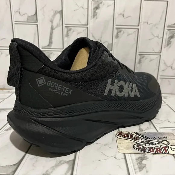 New Hoka One Challenger ATR 7 GTX Trail Running Shoes Hiking Black Womens 9 B