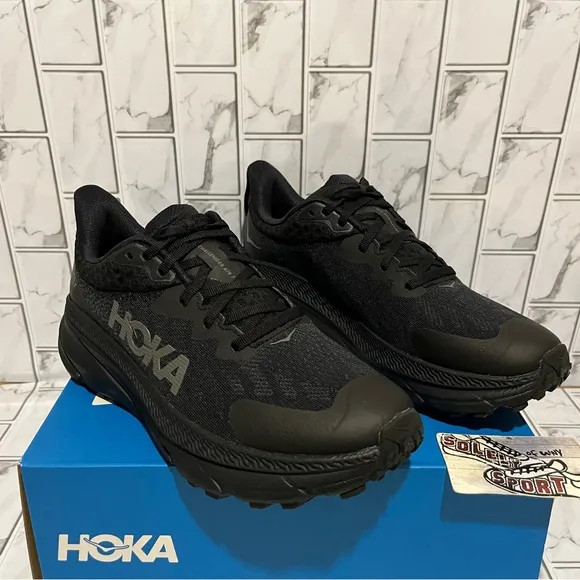 New Hoka One Challenger ATR 7 GTX Trail Running Shoes Hiking Black Womens 9 B