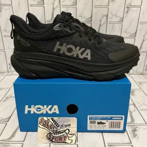 New Hoka One Challenger ATR 7 GTX Trail Running Shoes Hiking Black Womens 9 B