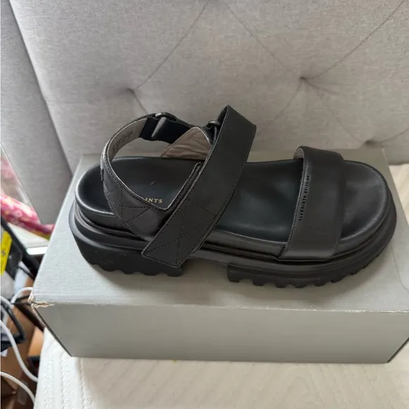 New in box - All Saints Black Women's Sandals