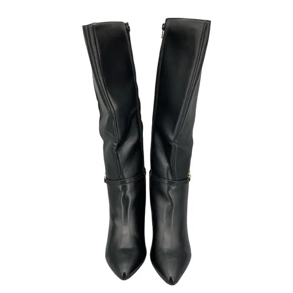 NEW Karen Scott Women’s Freyln Comfort Insole Knee High Boots Black Size 5M