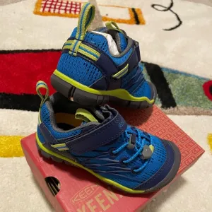 New KEEN Kids Chandler Blue Toddler Hiking Shoes