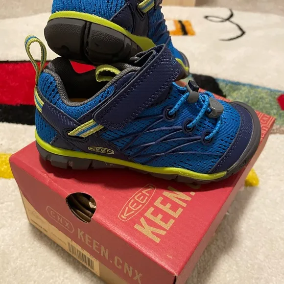 New KEEN Kids Chandler Blue Toddler Hiking Shoes