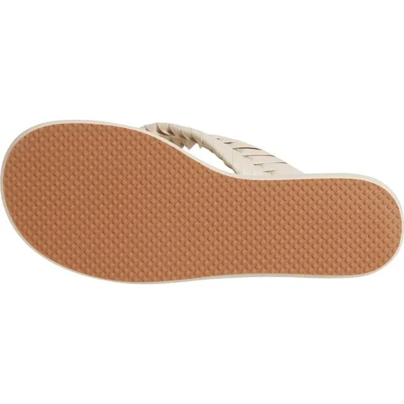 NEW Kelsi Dagger Tidal Braided Thong Sandals Shell For Women 252