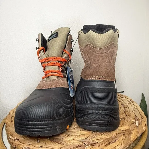 NEW Khombu Men's Boots Thermolite Genuine Leather Upper Ranchero Gorpcore