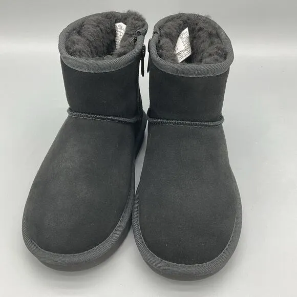 NEW Koolaburra by UGG Koola Girls Mini Winter Boots Black Size 12