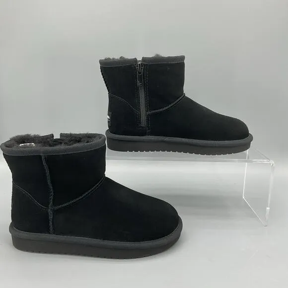 NEW Koolaburra by UGG Koola Girls Mini Winter Boots Black Size 12