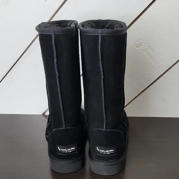 NEW Koolaburra by UGG Womens 5 Koola Tall Fashion Suede Boot, Black