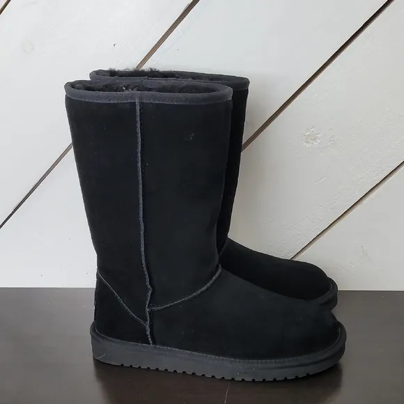 NEW Koolaburra by UGG Womens 5 Koola Tall Fashion Suede Boot, Black