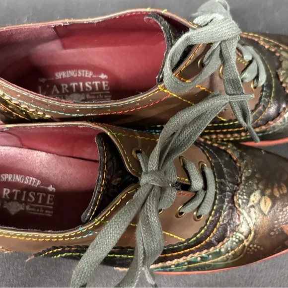 New L'Artiste Muggiasti Academia Style Oxford Size 8.5 Shoes