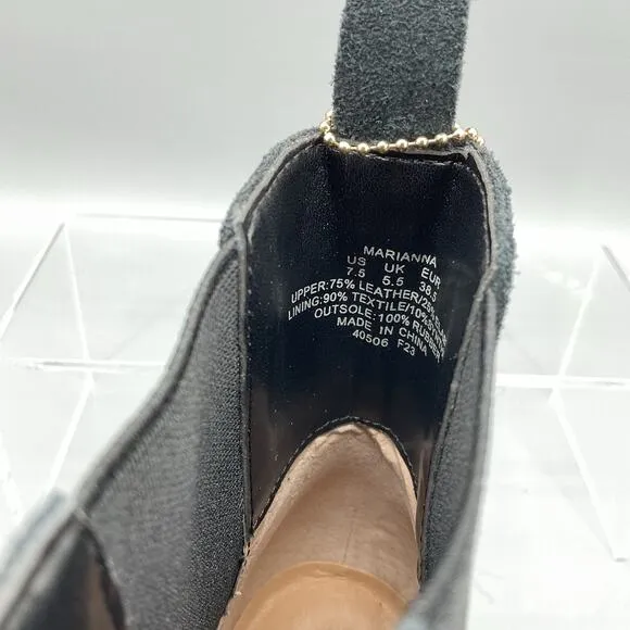 NEW Lauren Ralph Lauren Women’s Marianna Chelsea Boots Black Size 7.5B