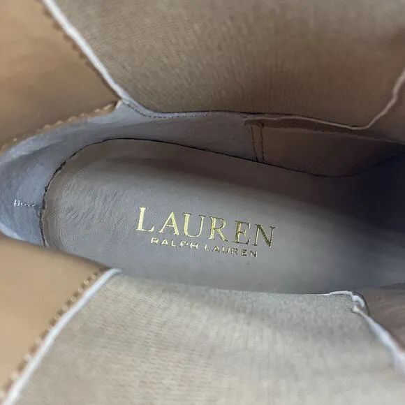 NEW Lauren Ralph Lauren Women’s Marianna Chelsea Boots Brown Size 6.5B