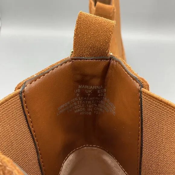 NEW Lauren Ralph Lauren Women’s Marianna Chelsea Boots Brown Size 9