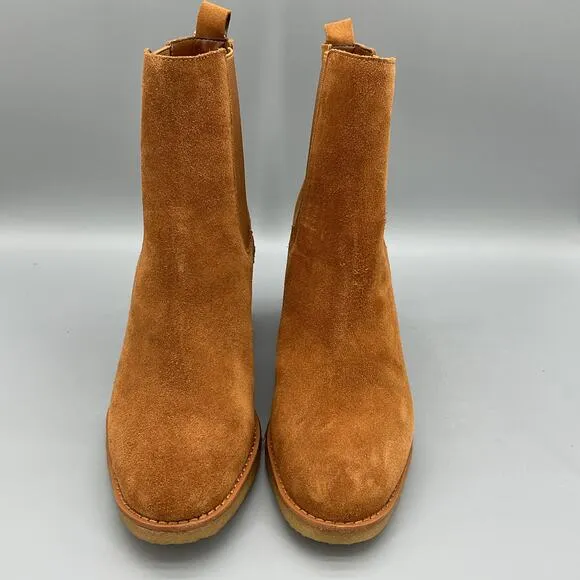 NEW Lauren Ralph Lauren Women’s Marianna Chelsea Boots Brown Size 9