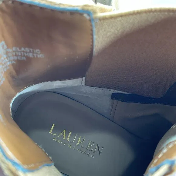 NEW Lauren Ralph Lauren Women’s Marianna Chelsea Boots Brown Size 9