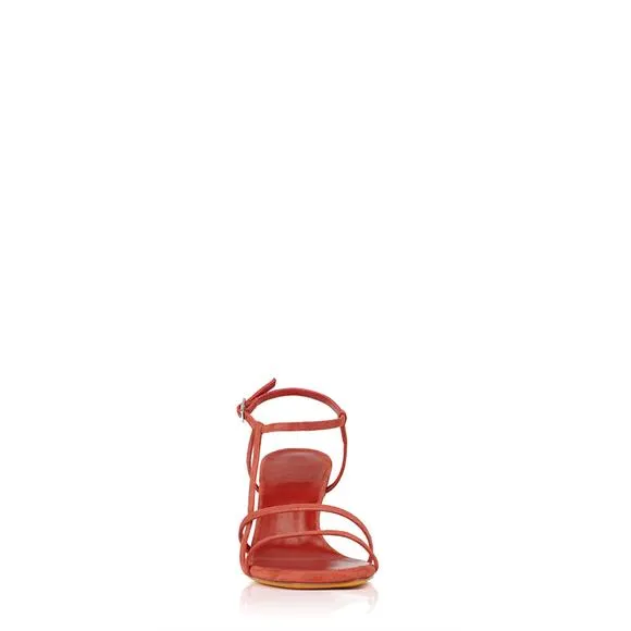 NEW MARYAM NASSIR ZADEH women's irene high heeled sandals in rust