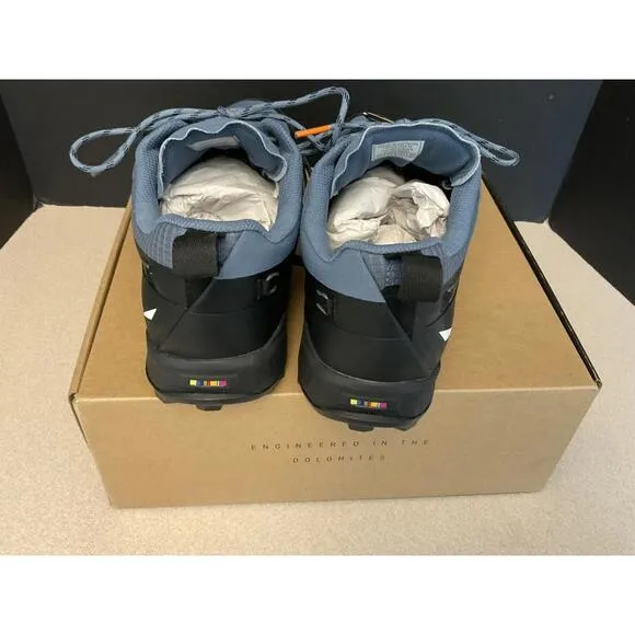 New! Mens SALEWA Pedroc PTX Java Blue/Black Hiking Trail Shoes. Size 10.5. Nice!