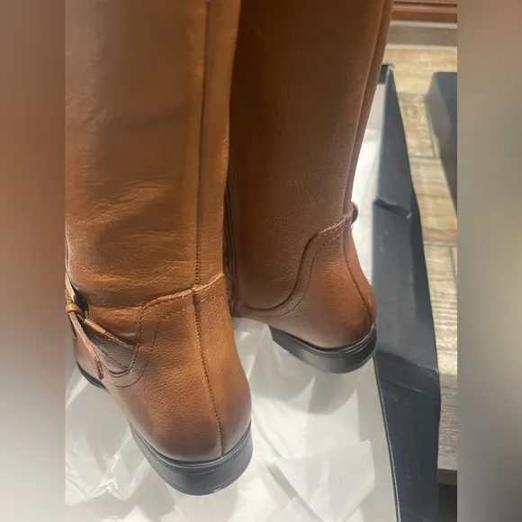NEW Naturalizer Casual Jean Leather Riding Boots NEW 🤎