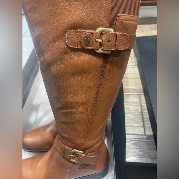NEW Naturalizer Casual Jean Leather Riding Boots NEW 🤎