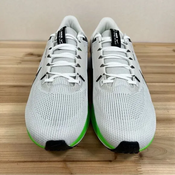 NEW Nike Pegasus 40 running shoes Mens 14 Platinum Tint black white green