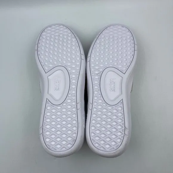 NEW Old Stock Vans Lowland Comfy Cush CC True White Flame Shoes Fire Skate