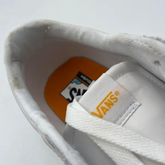 NEW Old Stock Vans Lowland Comfy Cush CC True White Flame Shoes Fire Skate