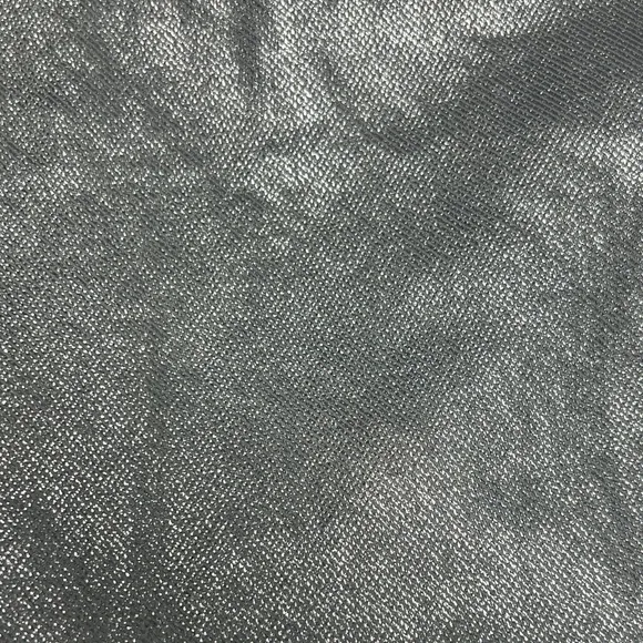 NEW Rebecca Minkoff Silver Coated Denim Jeans