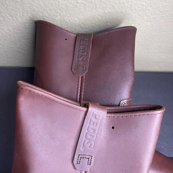 New Red Wing 9&quot; Pecos Size 10 3E Wide Work Boots Steel Toe Leather Brown 8241