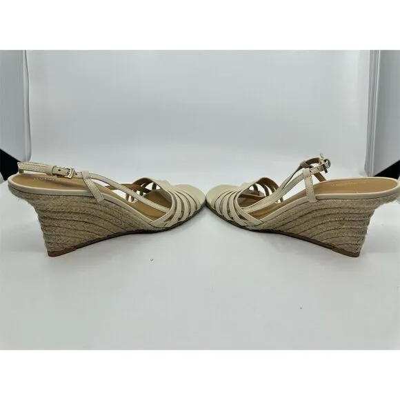 New Reformation Women's Slingback Wedge Sandals 7