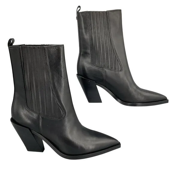 NEW Sam Edelman Women’s Mandey Chelsea Boots Black Size 10M
