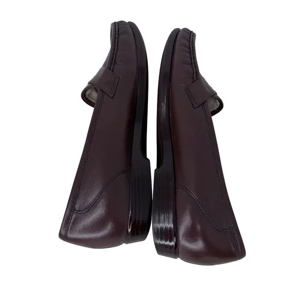 NEW SAS Tripad Loafer Comfort Shoes Slip-On Leather Burgundy Womens Size‎ 10