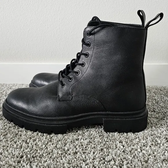 New Schuh Leather Men's Lace-Up Boots sz 42 (9)