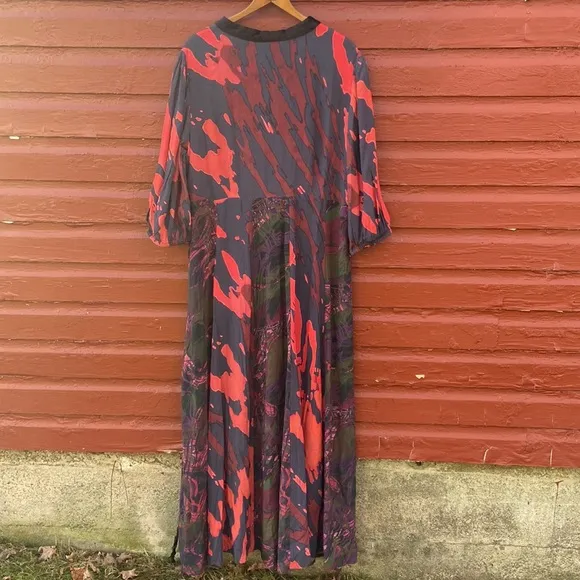 New! Soft Surroundings Epiphany Dress Velvet Accents Maxi Women's Size 14