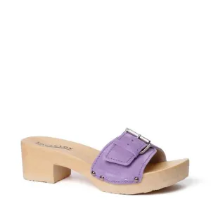 NEW SOFTCLOX women's pali cashmere sandals in violet (nature)