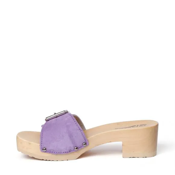NEW SOFTCLOX women's pali cashmere sandals in violet (nature)