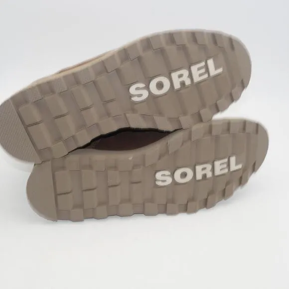 NEW SOREL MADSON II Moc Toe Waterproof Boots Men's 10.5 Tobacco Brown