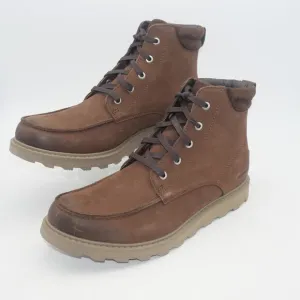 NEW SOREL MADSON II Moc Toe Waterproof Boots Men's 10.5 Tobacco Brown