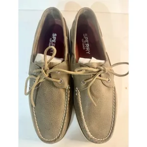 NEW Sperry Men's Authentic Original 2 Eye Boat Shoe Nutmeg Brown Size 11.5