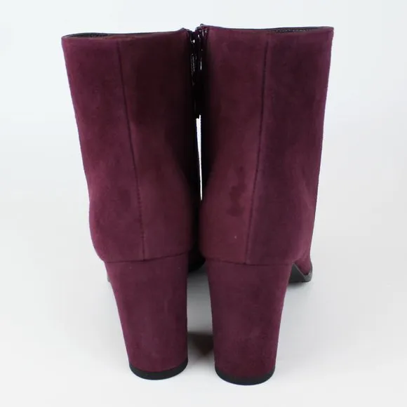 NEW Stuart Weitzman Suede Ankle Boots - Block Heel for Fall Work or Weekend