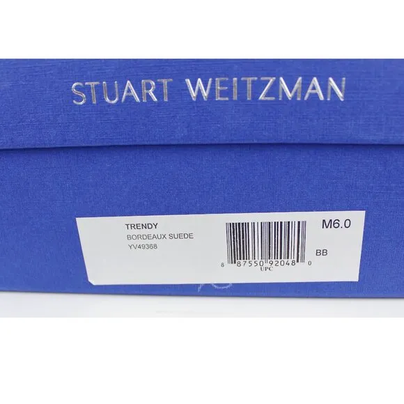 NEW Stuart Weitzman Suede Ankle Boots - Block Heel for Fall Work or Weekend